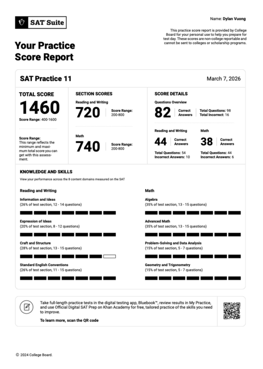 Personalized Prep 3/7
