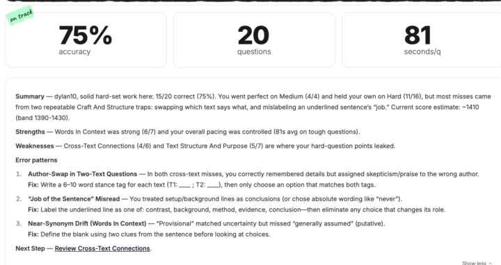 Day 10 Personalized Prep Plan 