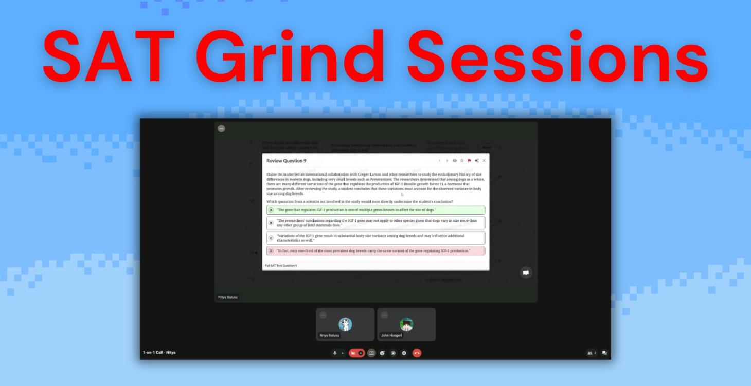 SAT Grind Session Recordings