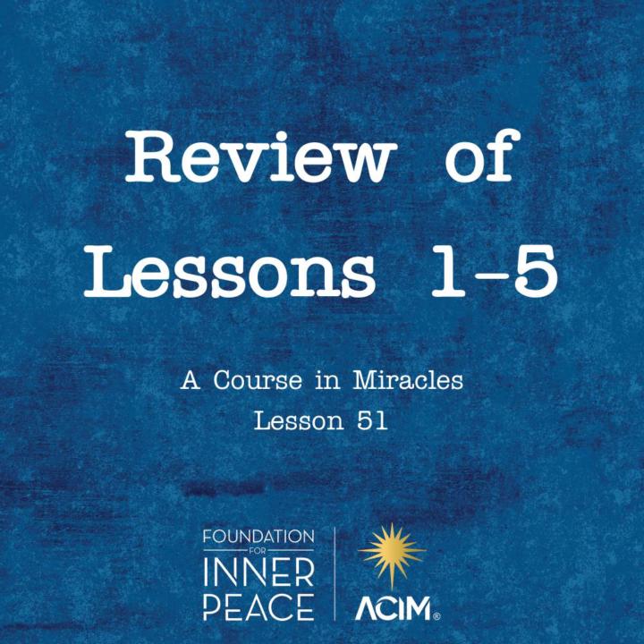 ACIM - Lesson 51