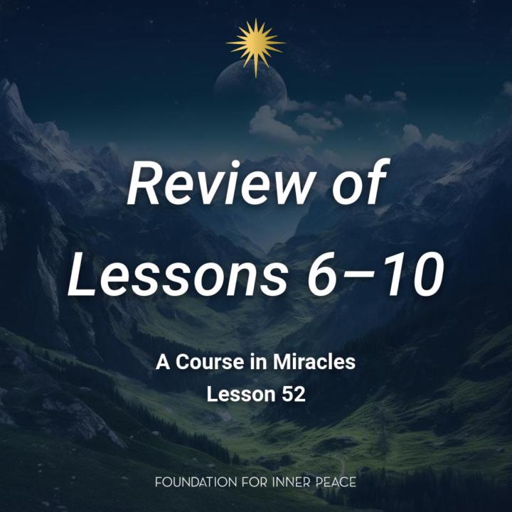 ACIM - Lesson 52
