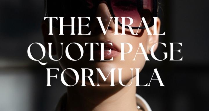 The Viral Quote Page Formula