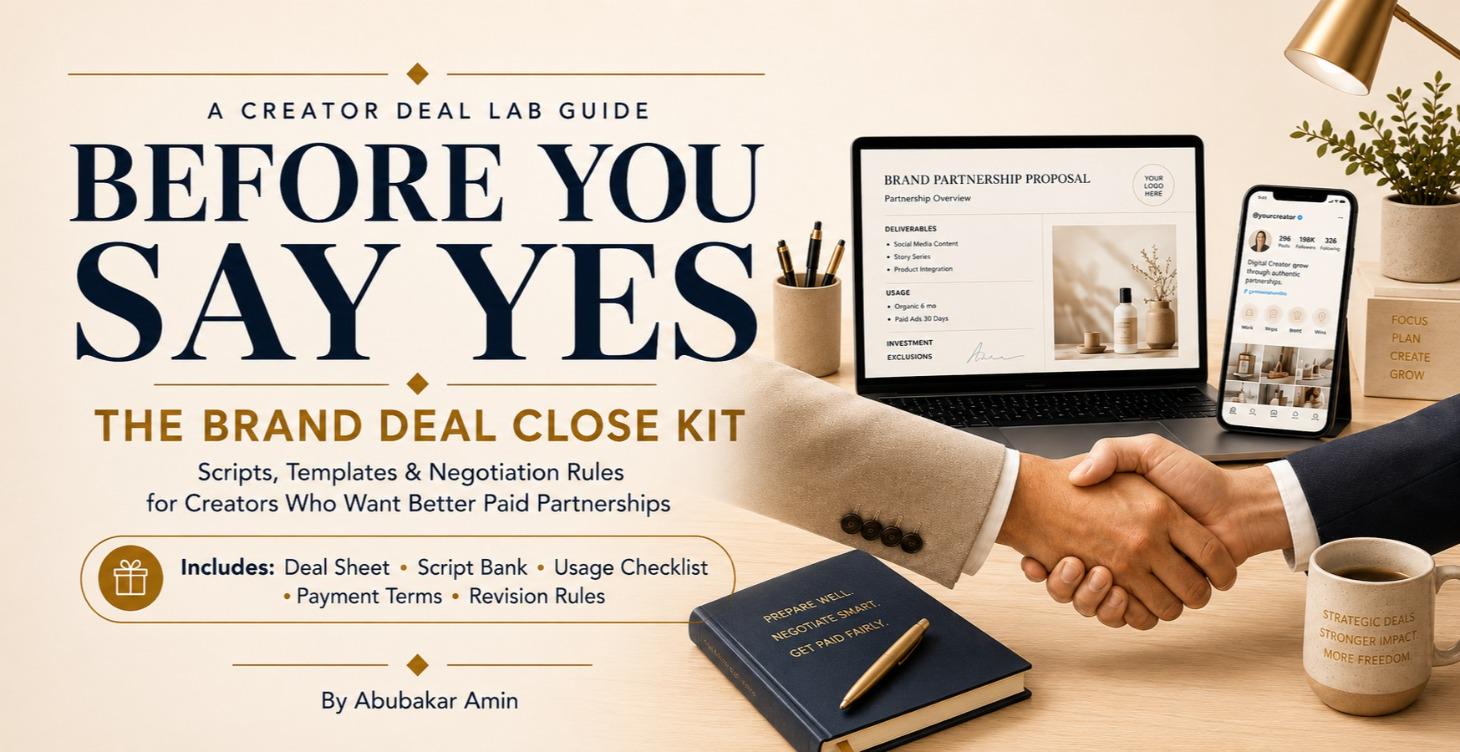 Before You Say Yes: The Brand Deal Close Kit