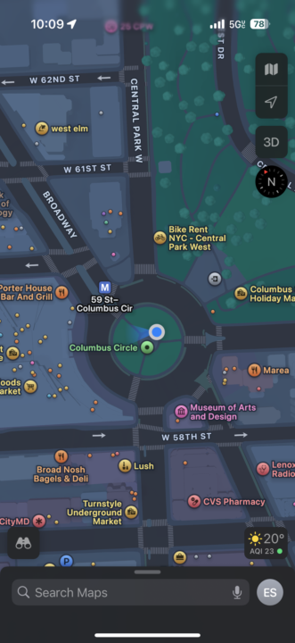 Map View