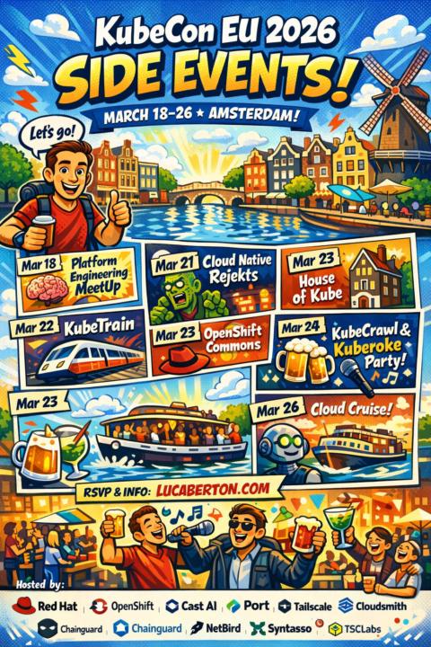 KubeCon Europe 2026 Side Events: The Unofficial Party & Meetup Guide