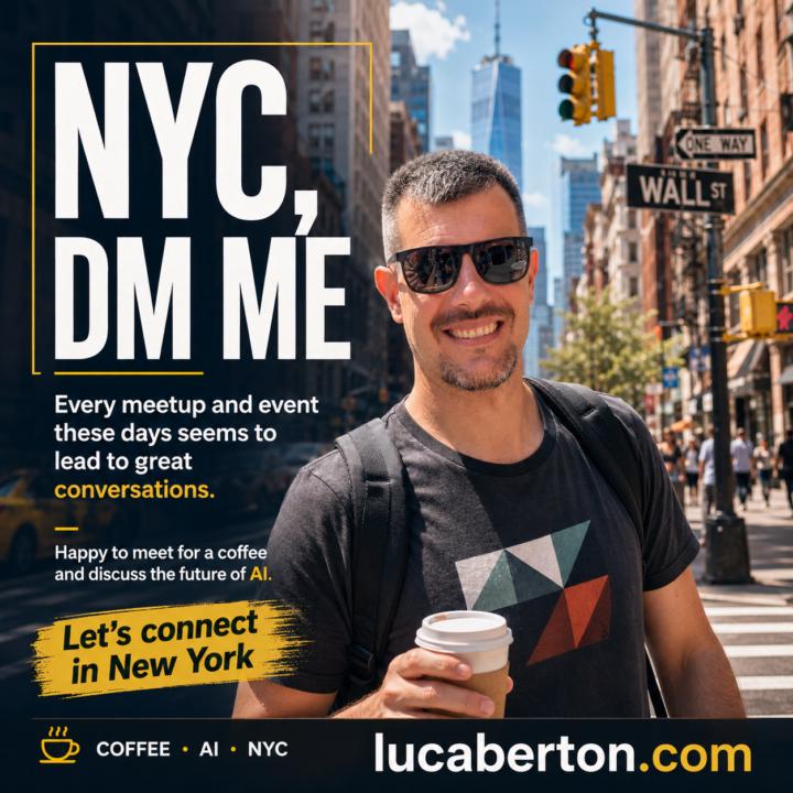 NYC, coffee, and the future of AI