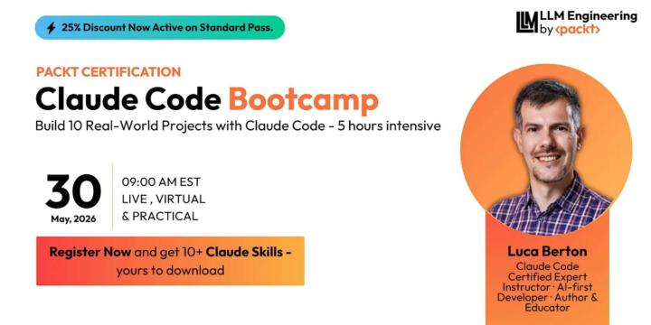 Build real projects with Claude Code — 40% discount for my community