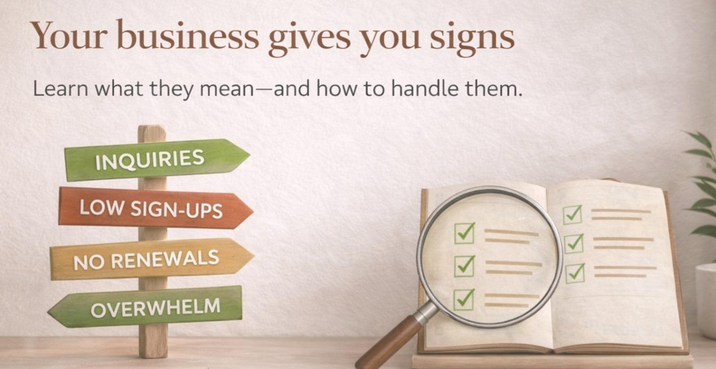 Your business gives you signs