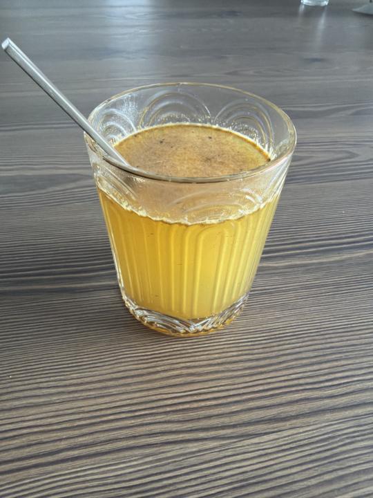 Golden water
