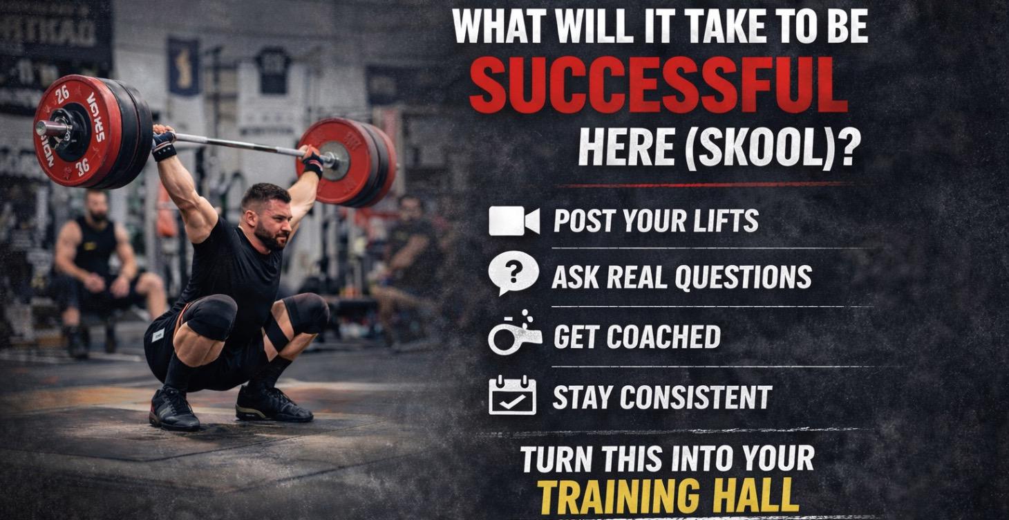 What will it take to be successful here (Skool)?