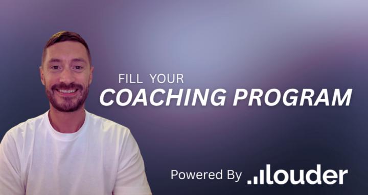 Fill Your Coaching Program