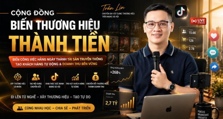 BIẾN THƯƠNG HIỆU THÀNH TIỀN