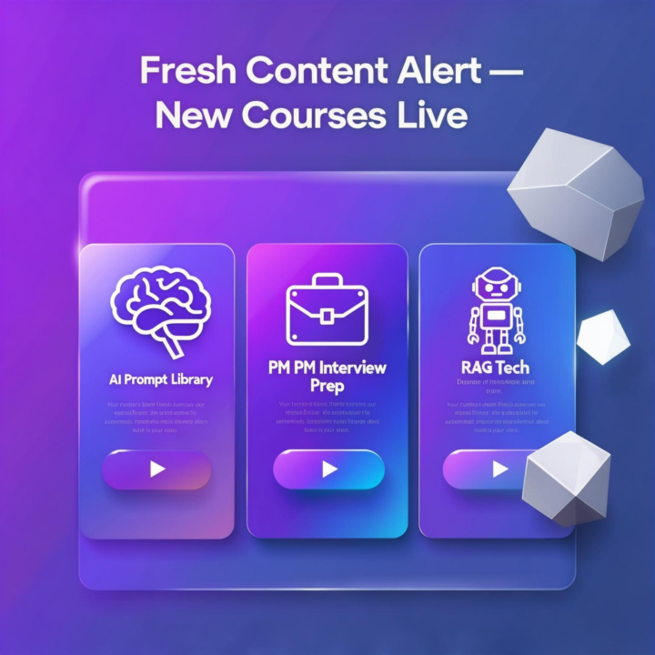 Fresh content alert! Check out these newly published courses from industry leaders: