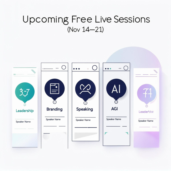 📅 Maven Upcoming Live Sessions This Week & Next (Nov 14-21)