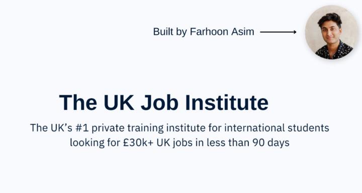 The UK Job Institute