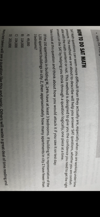Sample SAT problem 