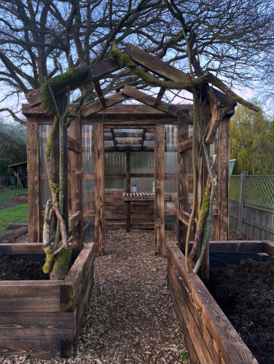 Trellis Arch to greenhouse build! 