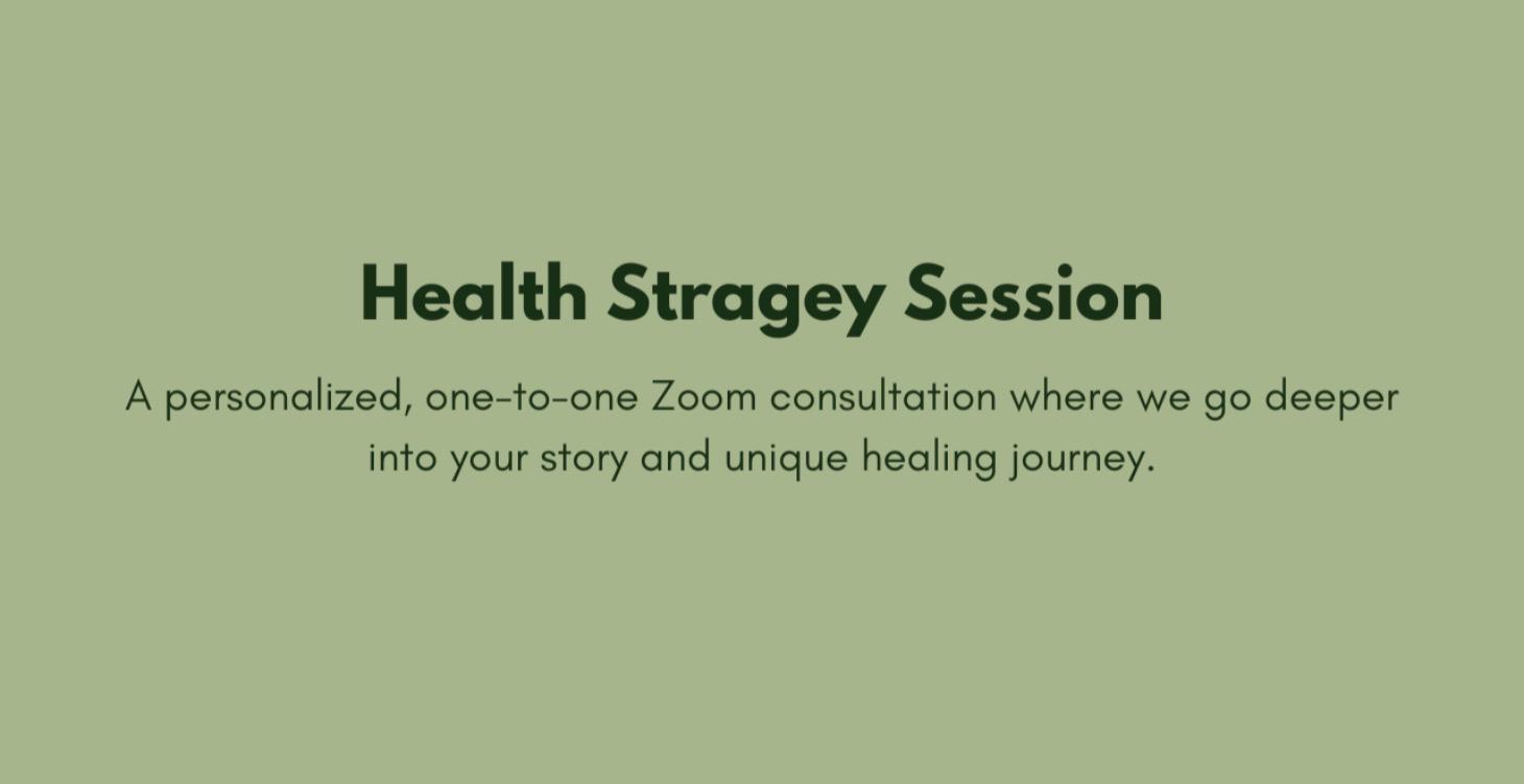 30-min Health Strategy Session