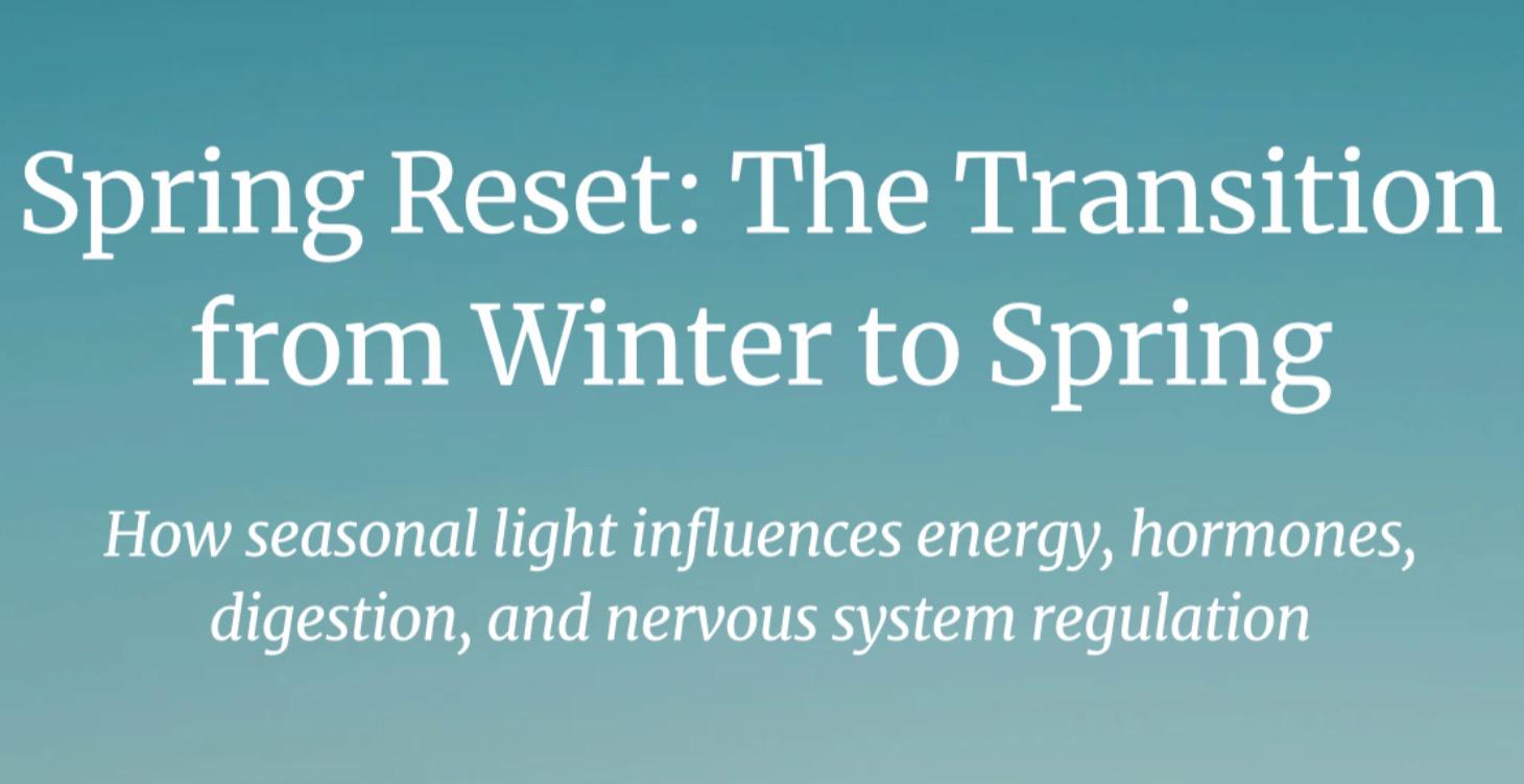 The Spring Reset