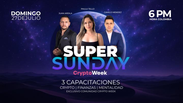 🚨ALERTA🚨 🚨 SÚPER DOMINGO – CRYPTO WEEK 🚨