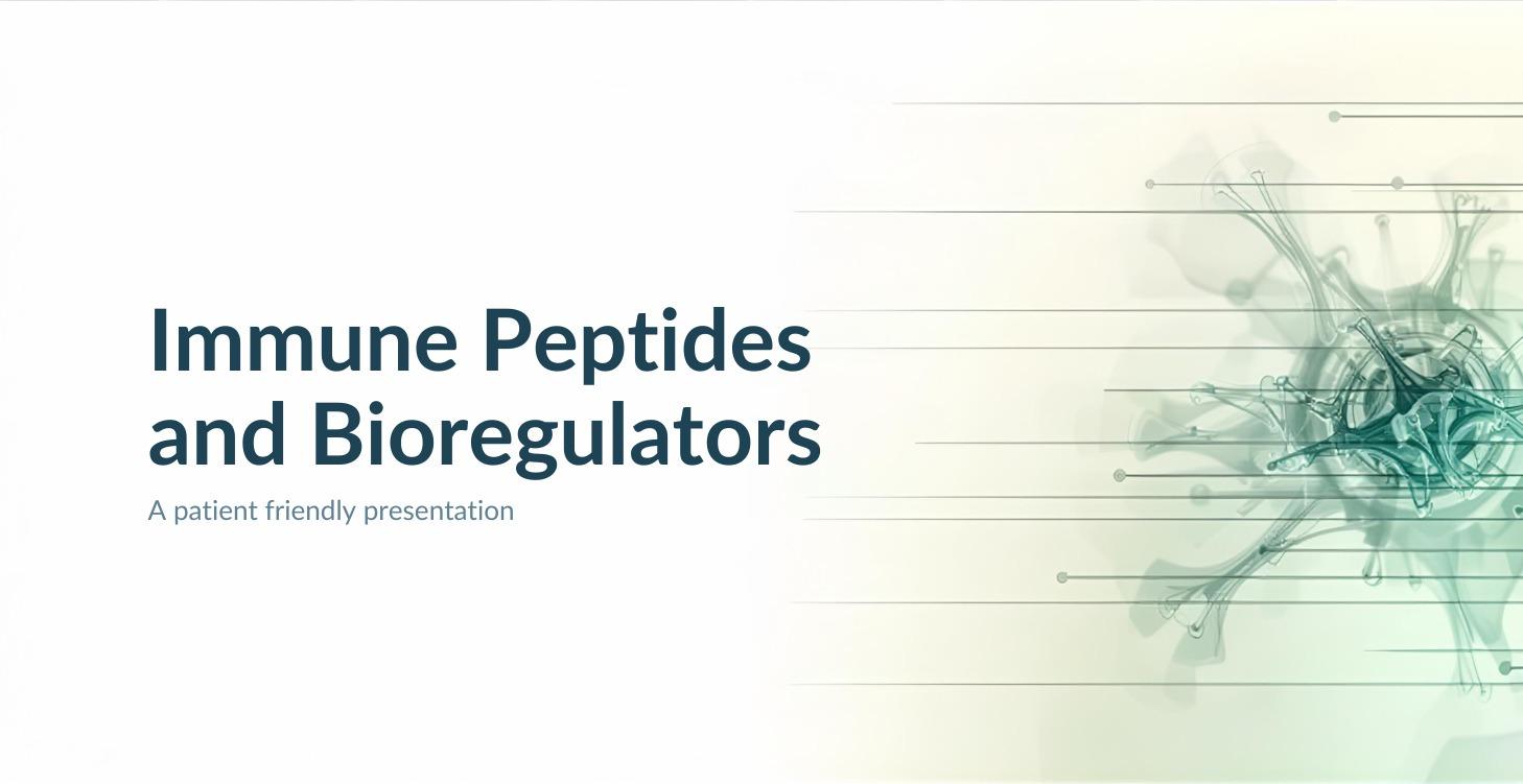 Understanding Immune Peptides and Bioregulators