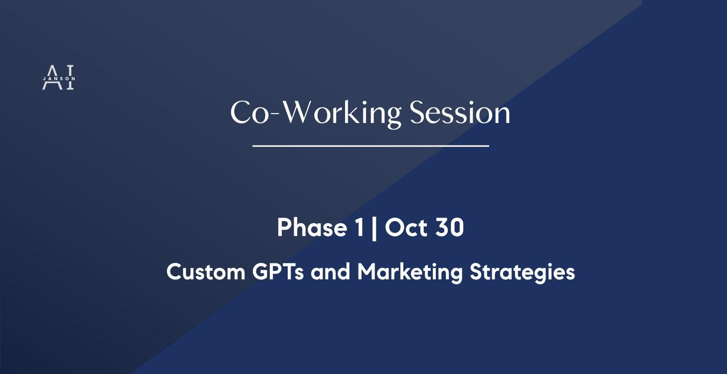 P1 | Custom GPTs and Marketing Strategies