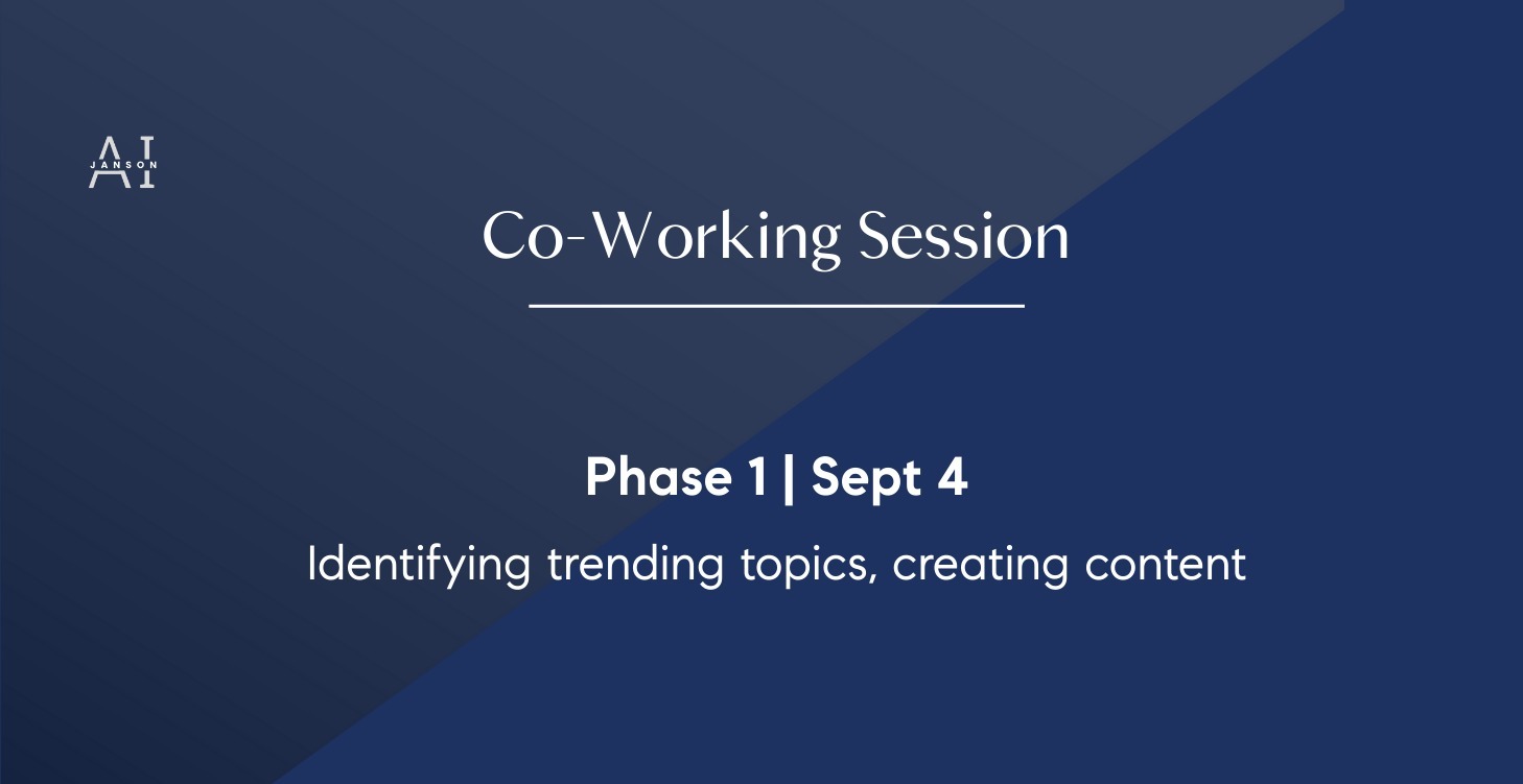 Phase 1 Co-working Blogs and Social Media