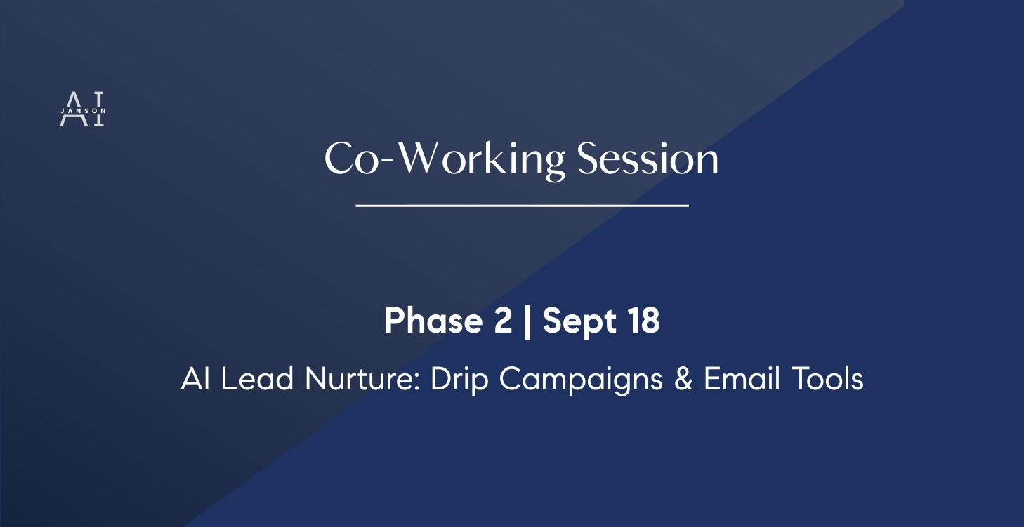 Phase 2 - AI Lead Nurture: Drip Campaigns & Emails