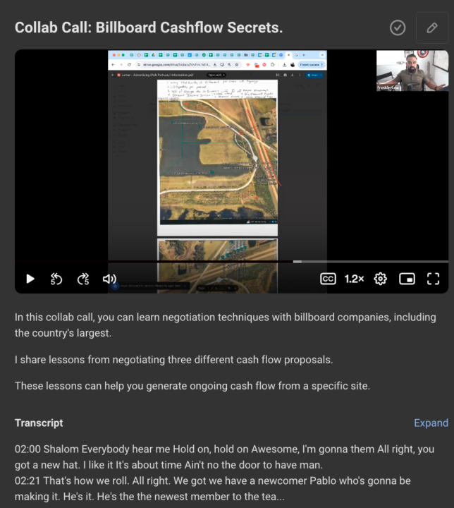 Newest Training: Infinite Cash Flow Secrets Using Billboards - (Step by Step)