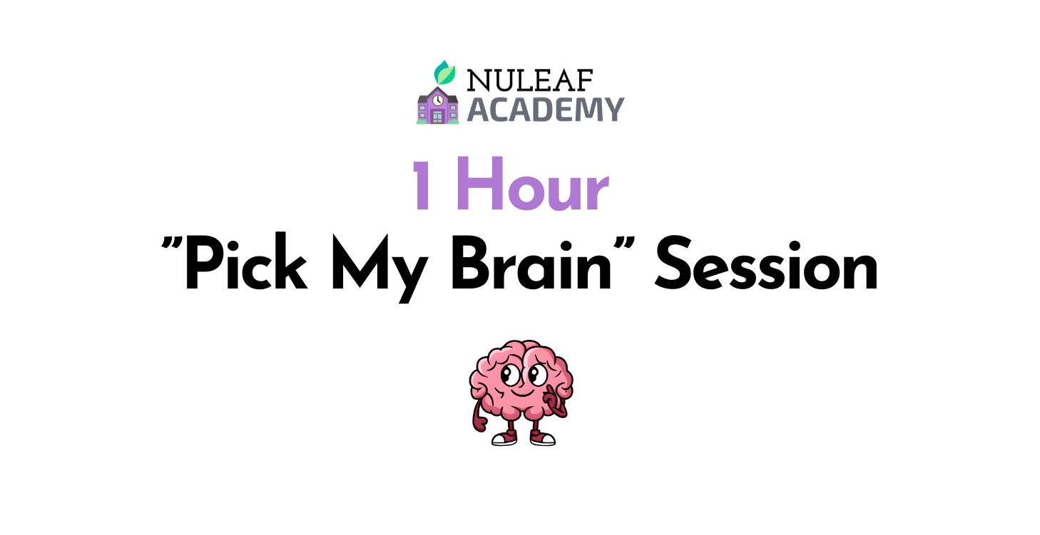 Free 1-Hour "Pick My Brain" Session