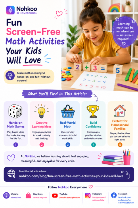 Fun Screen-Free Math Activities Your Kids Will Love 🎲✨