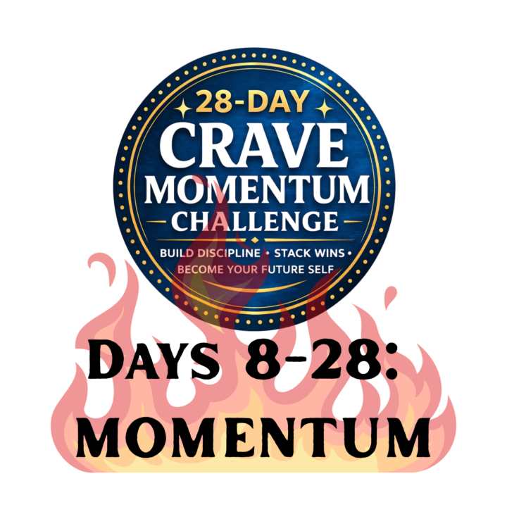 🔥Days 8-28 - 28 Day C.R.A.V.E. Momentum Challenge🔥
