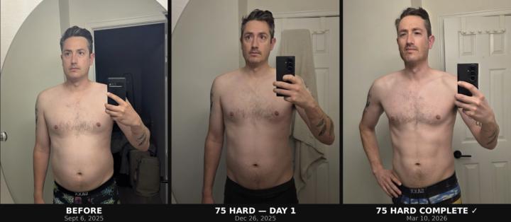 75 Hard, day 75 