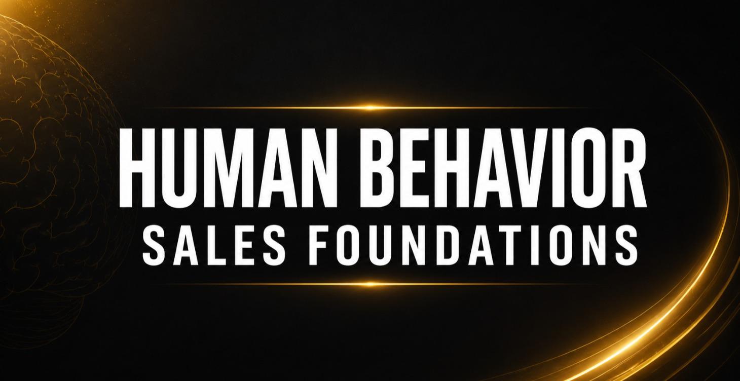 Human Behavior Sales Foundations