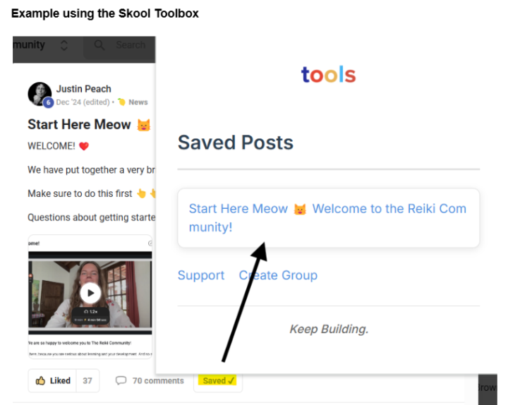 So many inspiring posts... but how do you find them later?