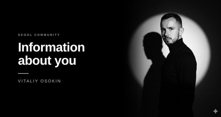 Information about you