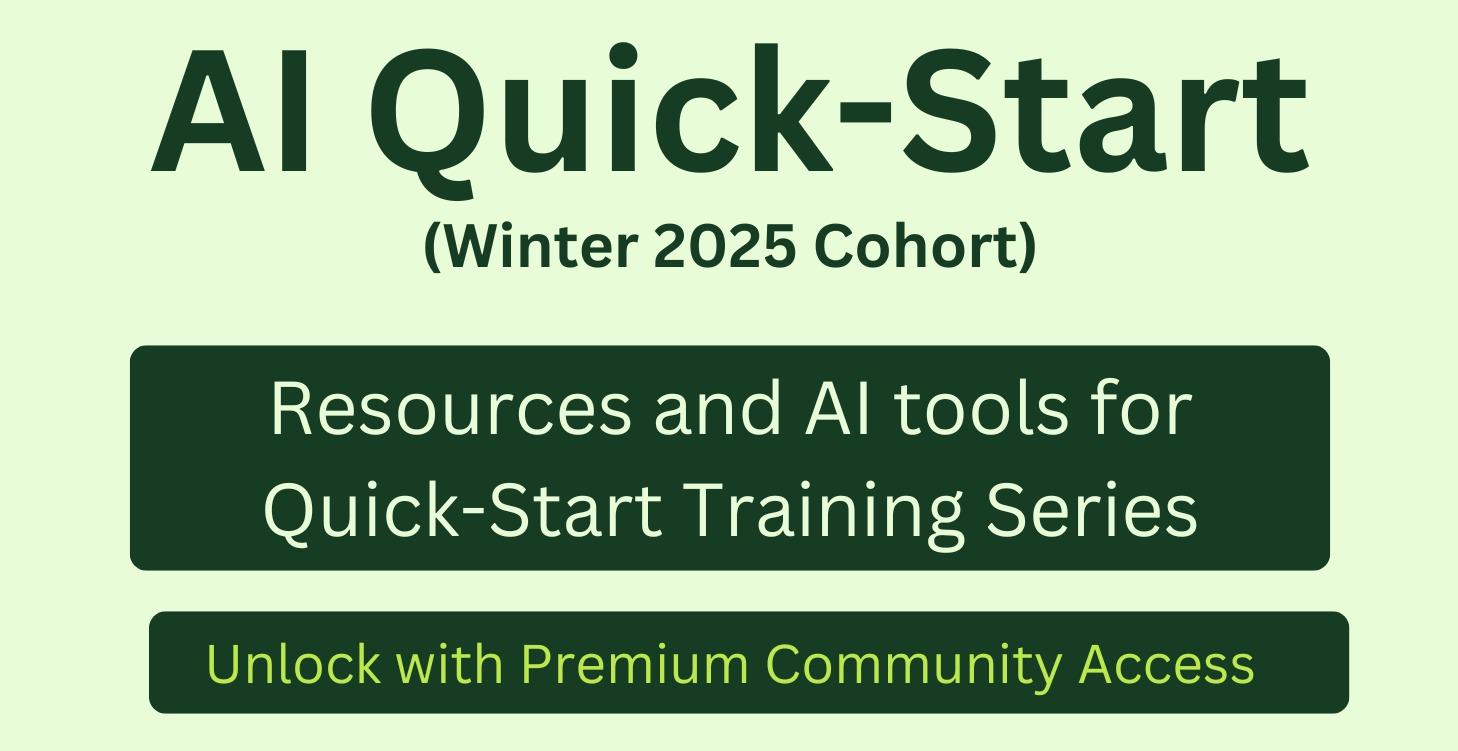 AI Quick-Start - Winter Cohort