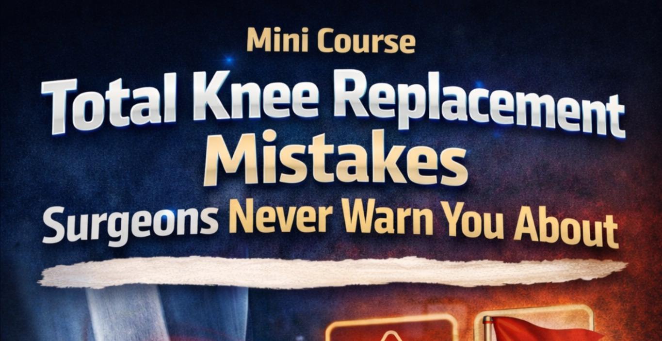 TKR mistakes Surgeons Never Warn About