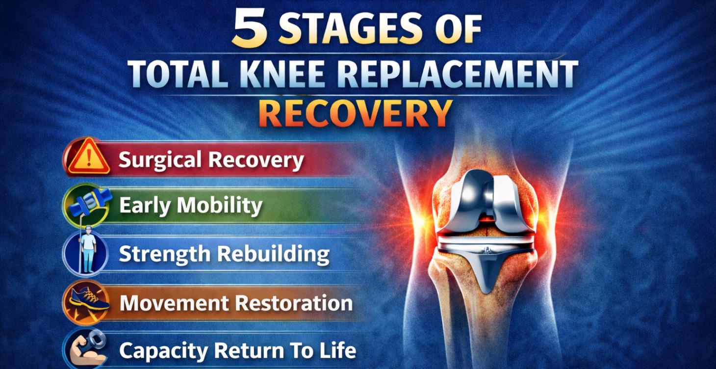 5 Stages of Total Knee Replacement