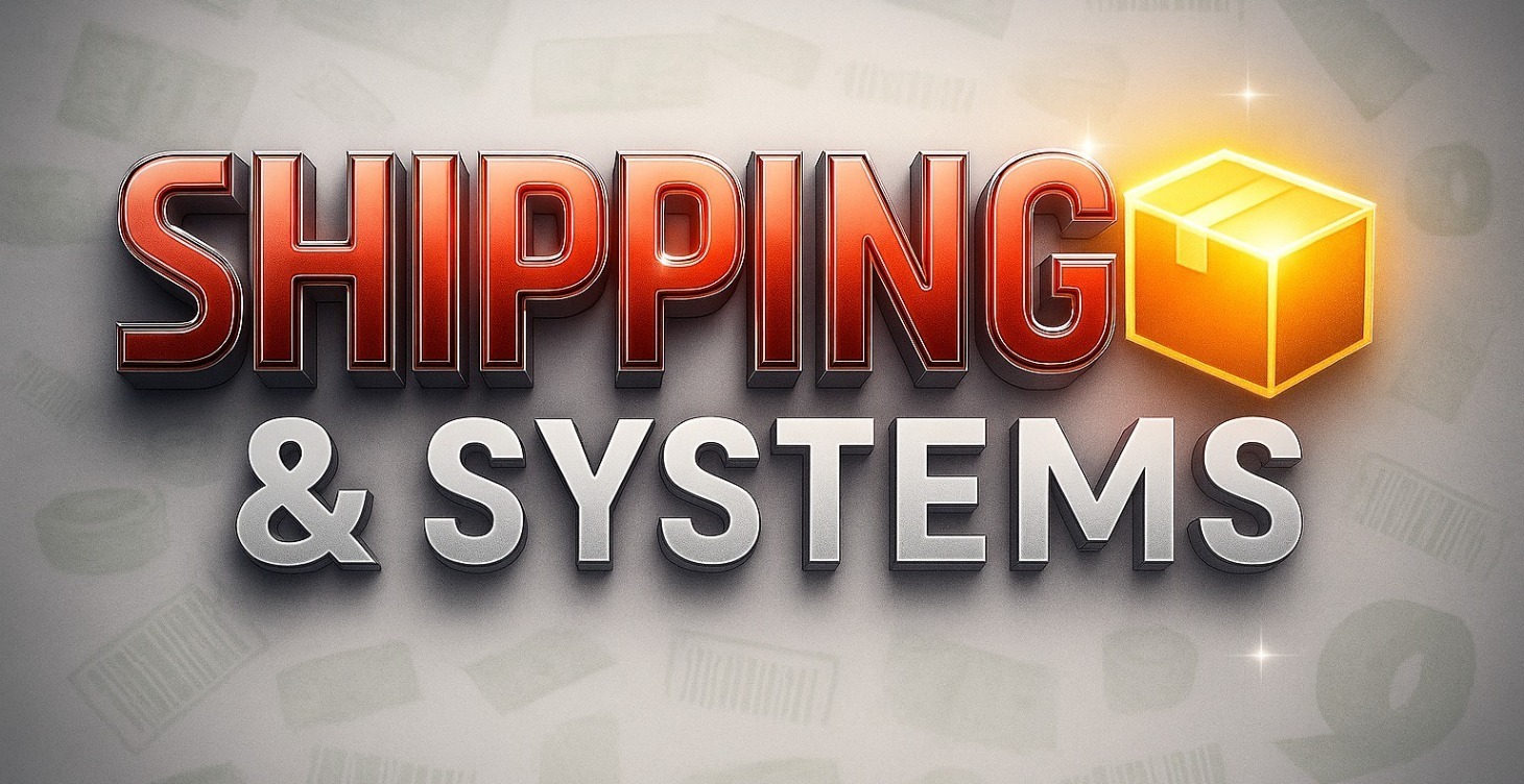 📦 Shipping & Systems