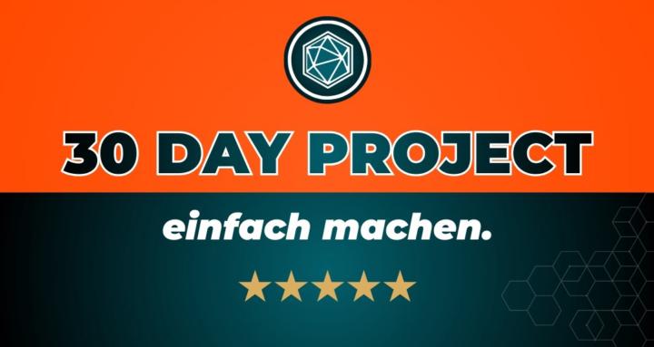 30 day project