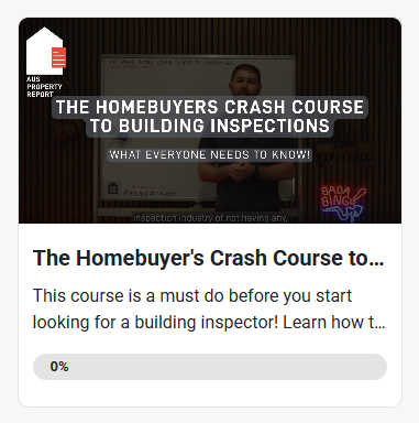 Classroom Update! - Take the Crash Course on Building Inspections
