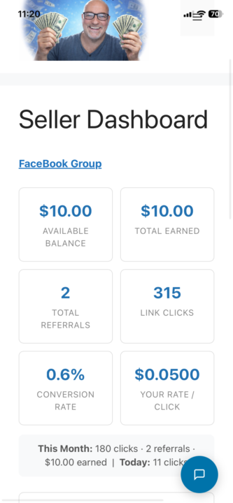 Made an easy $10 just by….