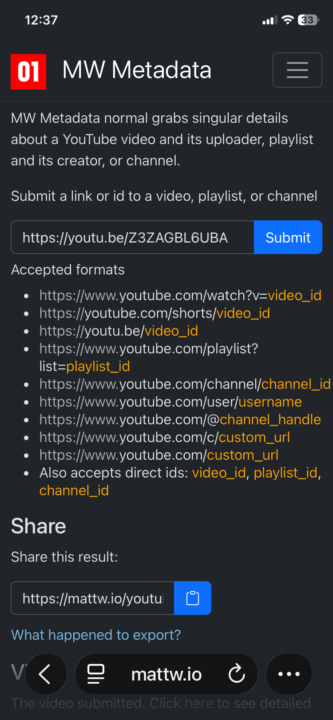 Just learnt something! 