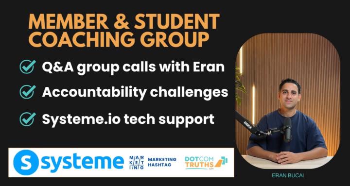 Eran's student/member coaching
