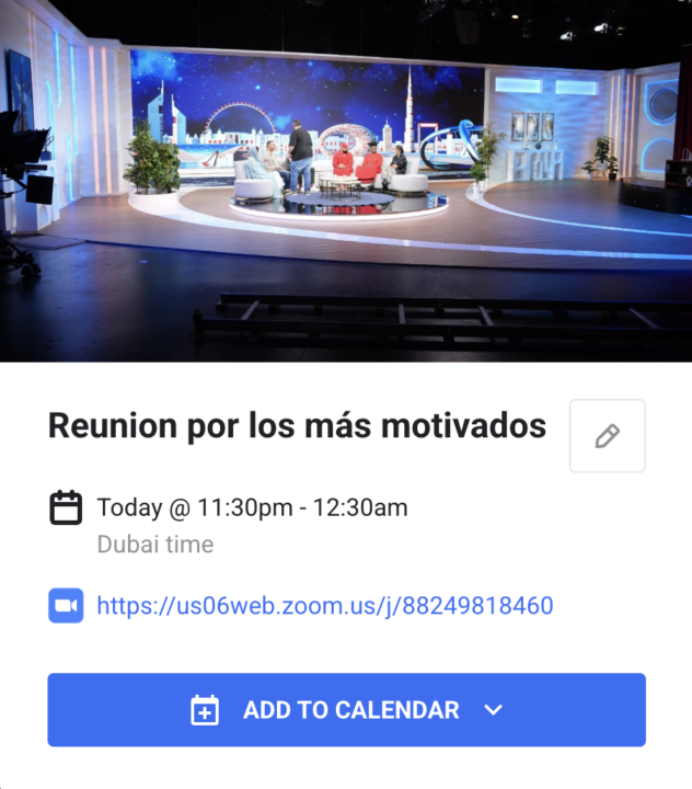 🚨 LLAMADA DE EMERGENCIA - HOY 21:30 🚨