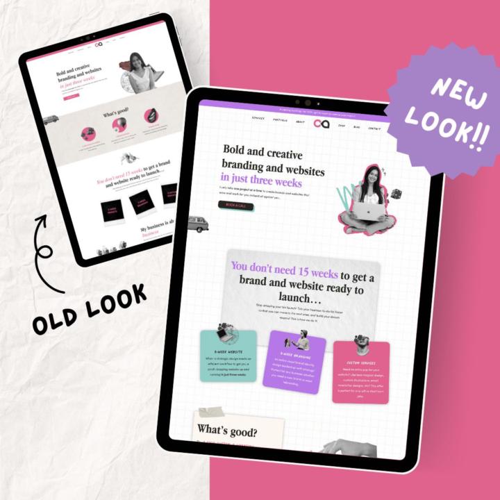 My new website makeover - Feedback, please :)