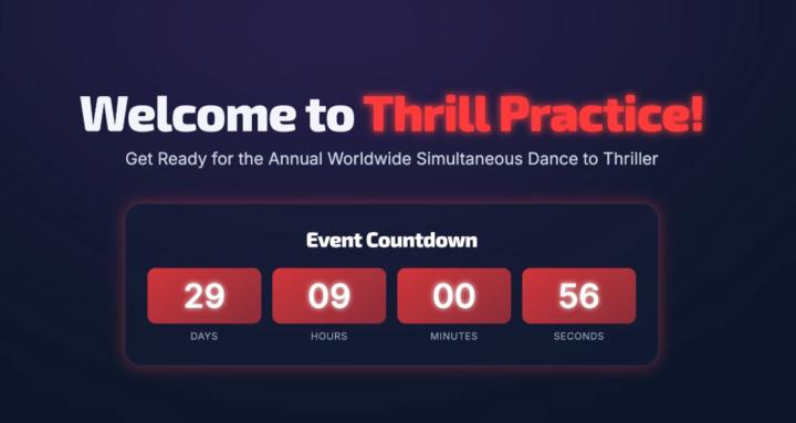 Thriller Dance Practice