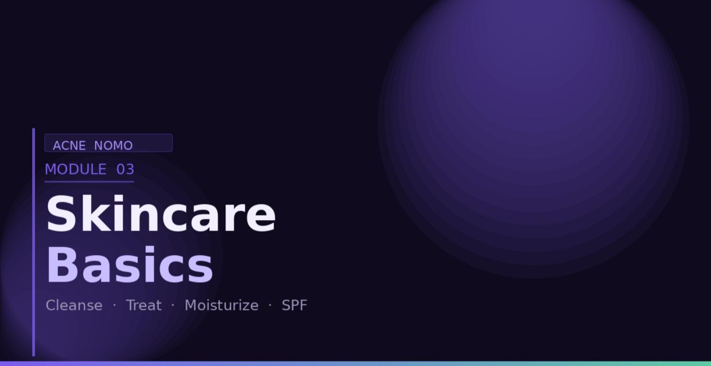 Module 3: Skincare Basics