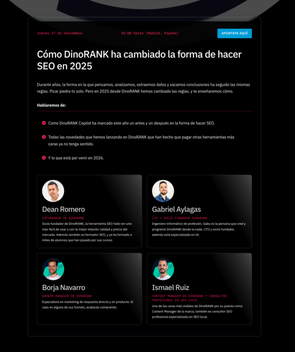 Cómo DinoRANK ha cambiado la forma de hacer SEO en 2025